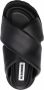 Jil Sander open-toe chunky leather sandals Black - Thumbnail 4