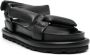 Jil Sander padded leather sandals Black - Thumbnail 2