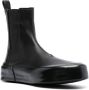 Jil Sander panelled leather ankle boots Black - Thumbnail 2