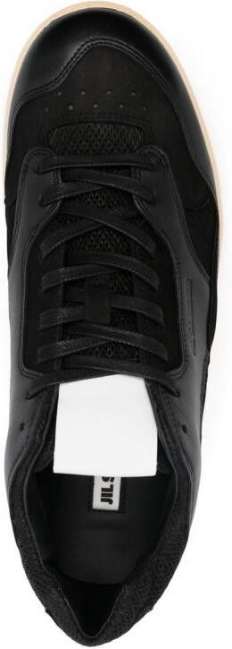 Jil Sander panelled low-top sneakers Black