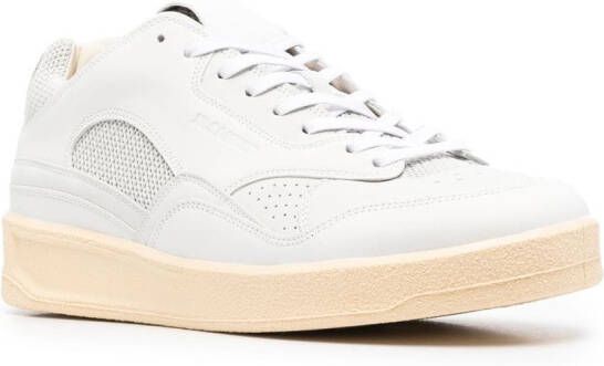 Jil Sander panelled low-top sneakers White