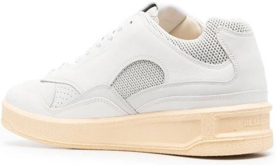 Jil Sander panelled low-top sneakers White