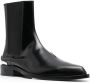 Jil Sander pointed leather ankle boots Black - Thumbnail 2