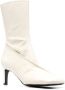Jil Sander pointed leather ankle boots Neutrals - Thumbnail 2