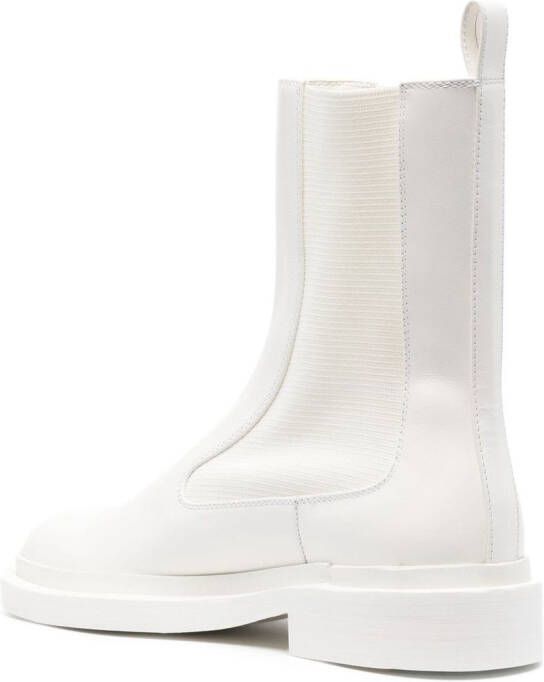 Jil Sander pull-on ankle boots White