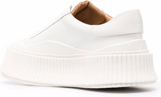 Jil Sander ribbed-sole low-top sneakers White