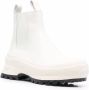 Jil Sander ridged-sole ankle boots White - Thumbnail 2