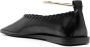 Jil Sander ring-detail ballerina shoes Black - Thumbnail 3