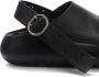 Jil Sander Sabot leather sandals Black - Thumbnail 4