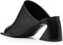 Jil Sander sculpted-heel leather mules Black - Thumbnail 3