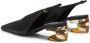 Jil Sander slingback leather pumps Black - Thumbnail 3