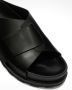 Jil Sander slip-on leather slides Black - Thumbnail 5