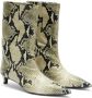 Jil Sander snake-print leather ankle boots Neutrals - Thumbnail 2