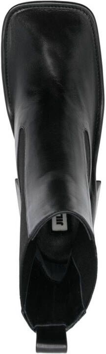 Jil Sander square-toe 65 ankle boots Black