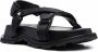 Jil Sander touch-strap flat sandals Black - Thumbnail 2