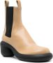 Jil Sander two-tone leather chelsea boots Neutrals - Thumbnail 2