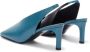 Jil Sander two-tone leather slingback pumps Blue - Thumbnail 3