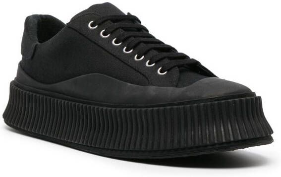 Jil Sander vulcanised-sole low-top sneakers Black