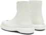 Jil Sander zip-up leather boots White - Thumbnail 3
