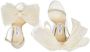 Jimmy Choo Aveline 100mm bow-embellished sandals Gold - Thumbnail 4