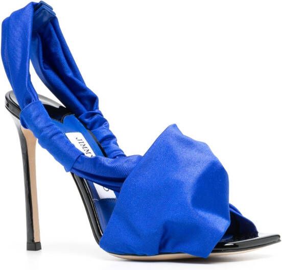 Jimmy Choo 115mm heeled leather sandals Blue