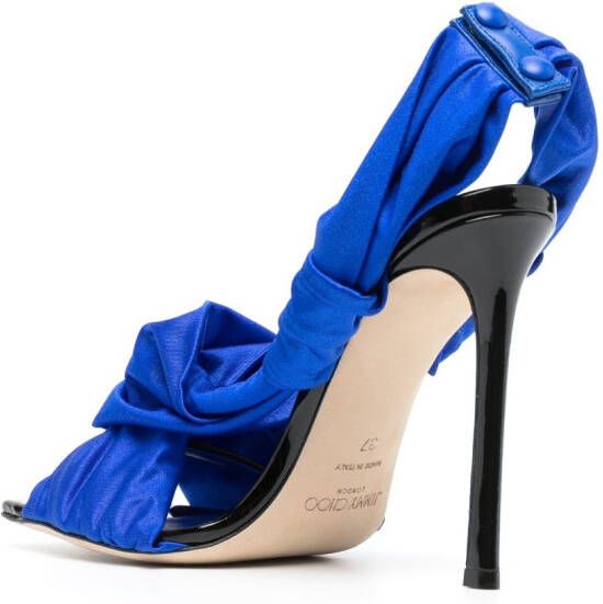 Jimmy Choo 115mm heeled leather sandals Blue