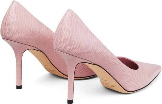 Jimmy Choo 85mm Love leather pumps Pink