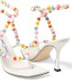 Jimmy Choo 90mm bead-embellished sandals White - Thumbnail 5