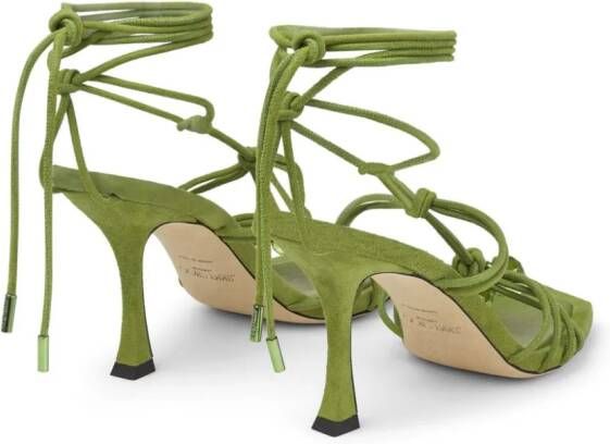 Jimmy Choo 90mm Jemma strappy sandals Green