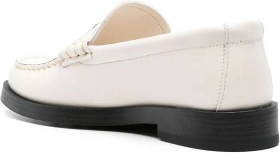 Jimmy Choo Addie leather loafers White