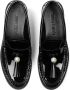 Jimmy Choo Addie pearl-embellished leather loafers Black - Thumbnail 3