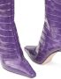 Jimmy Choo Agathe 100mm pointed-toe boots Purple - Thumbnail 5