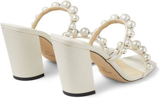 Jimmy Choo Amara 85mm sandals White