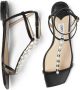 Jimmy Choo Amari pearl-embellished leather sandals Black - Thumbnail 4