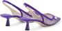 Jimmy Choo Amita 45mm fishnets sandals Purple - Thumbnail 3