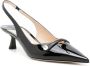 Jimmy Choo Amita 65mm leather pumps Black - Thumbnail 2