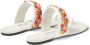 Jimmy Choo Amoure beaded flat sandals White - Thumbnail 3