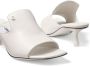 Jimmy Choo Ander 50mm leather mules White - Thumbnail 4