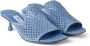Jimmy Choo Ander 50mm perforated suede mules Blue - Thumbnail 2