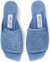 Jimmy Choo Ander 50mm perforated suede mules Blue - Thumbnail 5
