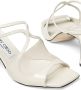 Jimmy Choo Anise 75mm patent-leather mules White - Thumbnail 4