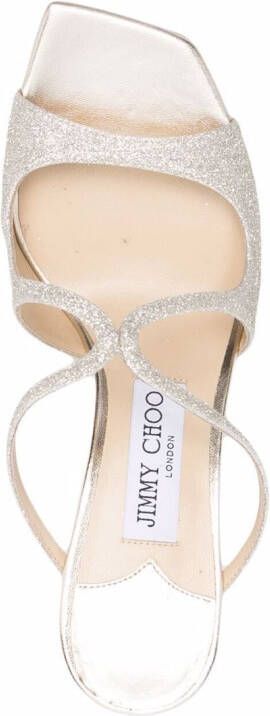 Jimmy Choo Anise 75mm sandals Gold