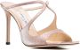 Jimmy Choo Anise 95mm leather mules Pink - Thumbnail 2