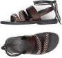 Jimmy Choo Asta Gladiator leather sandals Brown - Thumbnail 4