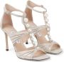 Jimmy Choo Aura 95mm stiletto sandals Neutrals - Thumbnail 2