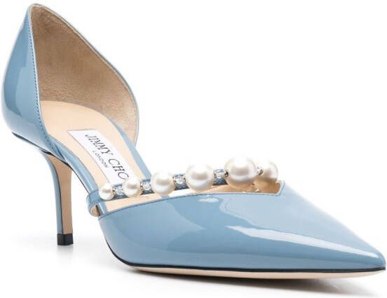 Jimmy Choo Aurelie 65 leather pumps Blue