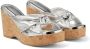 Jimmy Choo Avenue 110mm wedge sandals Silver - Thumbnail 2