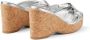 Jimmy Choo Avenue 110mm wedge sandals Silver - Thumbnail 3