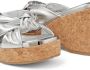 Jimmy Choo Avenue 110mm wedge sandals Silver - Thumbnail 5