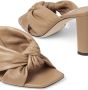Jimmy Choo Avenue 85mm knotted leather sandals Neutrals - Thumbnail 5